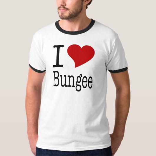 私はバンジーのTシャツを愛します Tシャツ (正面)