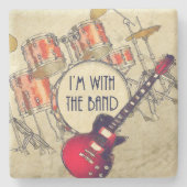 私はバンドストーンのコースターを持っている ストーンコースター (正面)