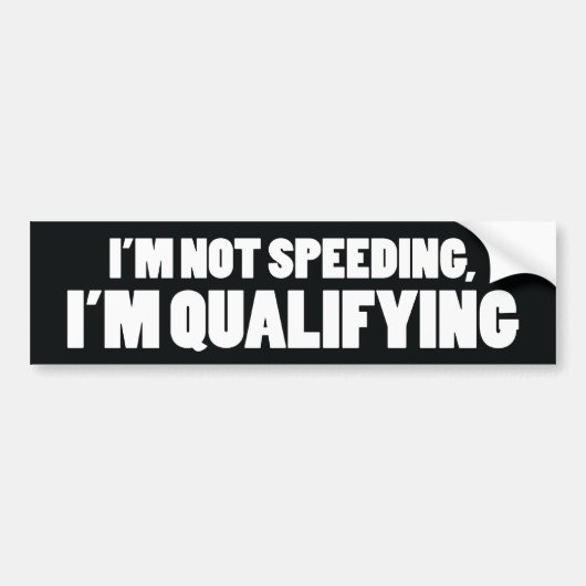 私はバンパーステッカーを促進していません バンパーステッカー (正面)