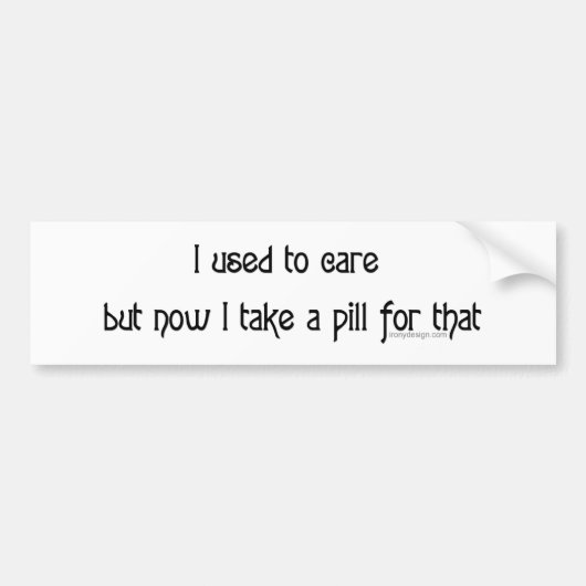 私はバンパーステッカーを気にするのが常でありました バンパーステッカー (正面)