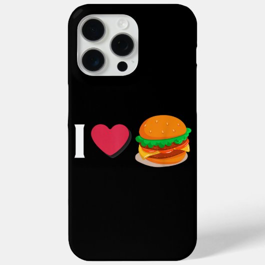 私はバーガーチーズバーガー不健康な食べ Case-Mate iPhoneケース (裏面)