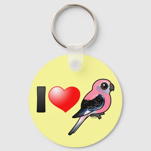 私はバーキー大好き キーホルダー (正面)