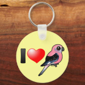 私はバーキー大好き キーホルダー (正面)