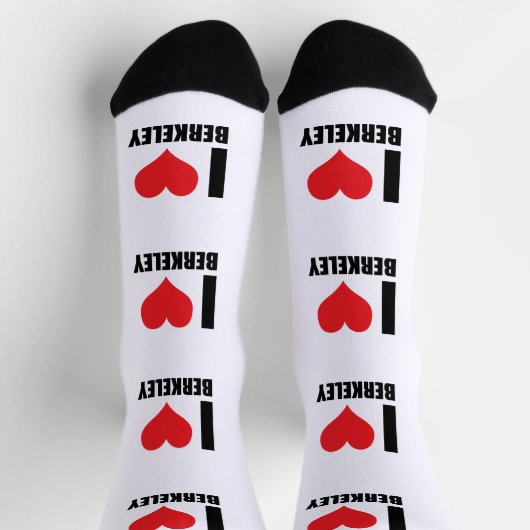 私はバークレーが大好き ソックス (上部)