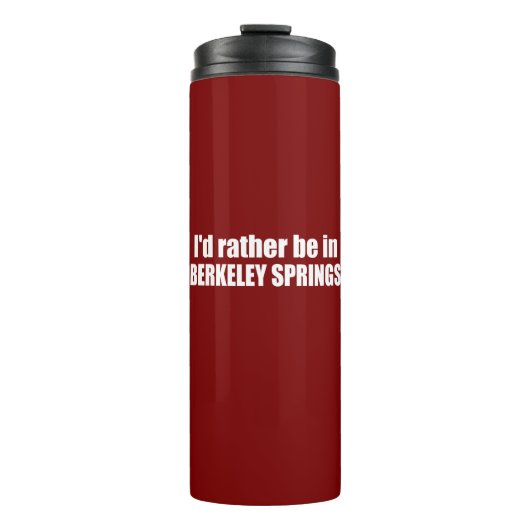 私はバークレーの春ウェストバージニアにいる タンブラー (正面)
