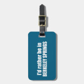 私はバークレーの春ウェストバージニアにいる ラゲッジタグ (正面縦)