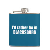 私はバージニア州のブラックスバーグに行きたい フラスク (正面)