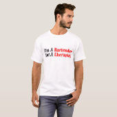 私はバーテンダーだ Tシャツ (正面フル)