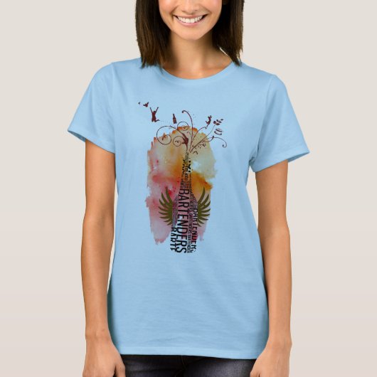 私はバーテンダーにあります Tシャツ (正面)