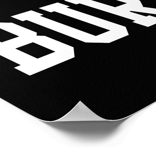 私はバーピーズを愛するフィットネス ポスター (角)