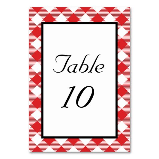 私はバーベキューを結婚する テーブルナンバー (正面)