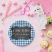 私はバーベキューを行素朴婚約パーティ ペーパープレート (パーティー)