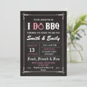 私はバーベキュー招待状。ウェディングパーティー招待状 招待状 (スタンド正面)