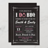 私はバーベキュー招待状。ウェディングパーティー招待状 招待状 (正面/裏面)