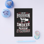 私はバーボンと私の喫煙者と多分3人が好き チラシ (シングル)