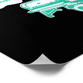 私はバーボンと私の喫煙者BbqウイスキーGifおもしろいが好きだ ポスター (角)