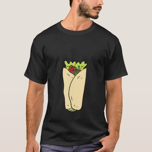 私はバーリトスのためにここに来た Tシャツ (正面)