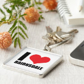 私はバーンスデールが大好き キーホルダー (側面)