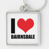 私はバーンスデールが大好き キーホルダー (正面)