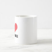私はバーンスデールが大好き コーヒーマグカップ (中央)