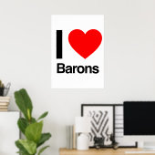 私はバーンズが大好きだ ポスター (ホームオフィス)