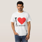 私はバー(ユダヤ教の)バル・ミツバー Tシャツ (正面フル)