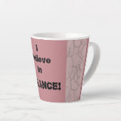 私はバ信じアンス! カフェラテマグ (右アングル)