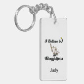 私はバ信じッに乗る キーホルダー (正面左)
