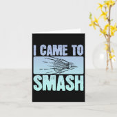 私はバ来ドミントン選手のスポおもしろいートを潰す カード (黄色い花)