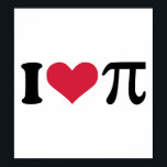 私はパイが大好き ポスター<br><div class="desc">私は数学の数学の学校の大学の先生教授の科学ハッピーデイをPi番号が大好き</div>