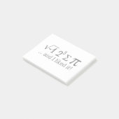 私はパイを食べ、それをタイポグラフィ好みました ポストイット (アングル)