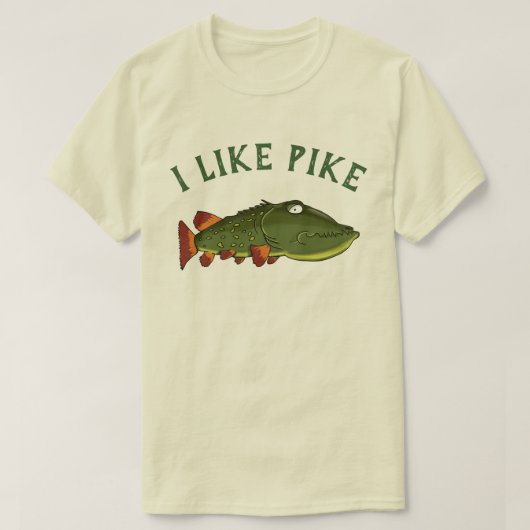 私はパイクを好みます Tシャツ (デザイン正面)