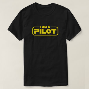 私はパイロットです Tシャツ