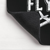 私はパイロット飛行機の飛んでいるパイロットギフトになりたい マウスパッド (コーナー)