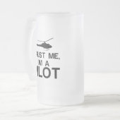 私はパイロット フロストグラスビールジョッキ (正面左)