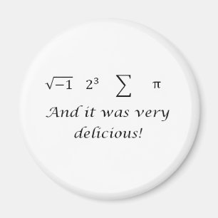 私はパイ数学のワイシャツを食べました マグネット