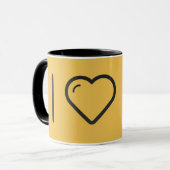 私はパイ・チャートを愛します マグカップ (正面左)