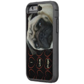 私はパグが大好きハート Case-Mate iPhoneケース (裏面左)