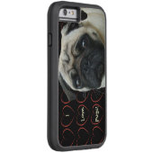 私はパグが大好きハート Case-Mate iPhoneケース (裏面/右)