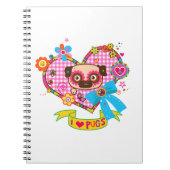 私はパグが大好き!フォトノートブック ノートブック (正面)