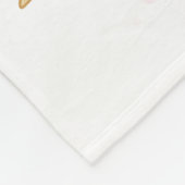 私はパグが大好き フリースブランケット (角)