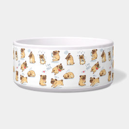 私はパグが大好き ボウル