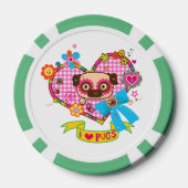 私はパグが大好き!ポーカーチップ ポーカーチップ (裏面)