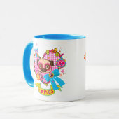 私はパグが大好き！マグ マグカップ (正面左)