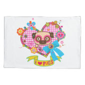 私はパグが大好き！枕カバー 枕カバー (裏面-左)