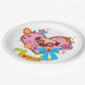 私はパグが大好き！紙プレート ペーパープレート (アングル)