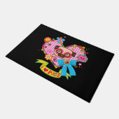 私はパグが大好き!doormat ドアマット (アングル)