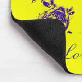 私はパグ、マウスパッドを愛します マウスパッド (コーナー)