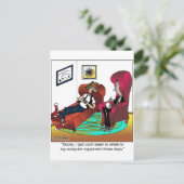 私はパソコンに接続できない ポストカード (スタンド正面)