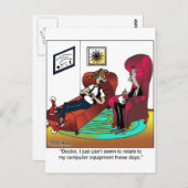 私はパソコンに接続できない ポストカード (正面/裏面)